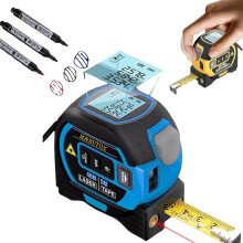 IR Laser Tape Measure Digital 60m Blue
