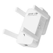 Répéteur WiFi 7 BE5100 5100 Mbps Double Bande 2,4 GHz/5,8 GHz, Amplificateur de Signal Wi-Fi, Prise Britannique