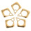Bohemian Charms Pendants Golden 5 pcs 1