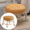 Rolling Pedicure Stool with 360 Rotation Orange 1 PC 2