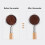 Distributore ad ago in acciaio per miscelatore espresso WDT 8