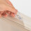 Transparent pencil case beige large capacity 5