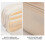 Transparent pencil case beige large capacity 8