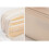 Transparent pencil case beige large capacity 7