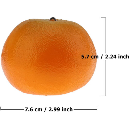 Mesterséges őszibarack dekorációk valósághű 6 db 2