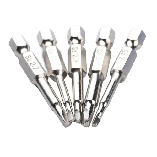 Magnetic Triangle Screwdriver Bits S2 Steel 6 pcs 2