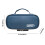 Canvas Pencil Case Blue Large Capacity Multi-layer 3