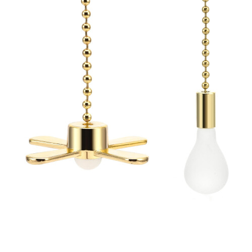 Ceiling Fan Pull Chain Kit 12 inch with Decorative Bulb