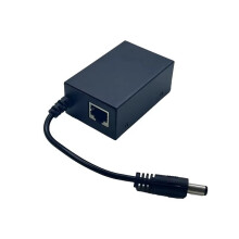 Répartiteur PoE 48 V Vers PoE Actif Isolé IEEE 802.3af/At, Sortie CC 12 V 27 W, 2,5 Gbit/S / 10 Gbit/S / 100 Gbit/S / 1000 Gbit/S
