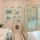 Turtle wall stickers removable undersea decor 2 pcs 3