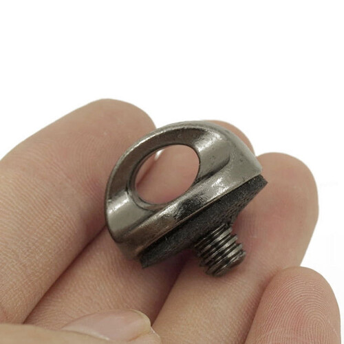 Sort 1/4" remforbindelsesskrueadapter til kamera 1