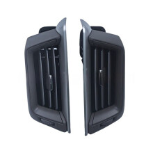 1Pair Front Central Dash Air Conditioning Outlet Chrome for Land LC200 16-22 Middle A/C Air Vent Grille A