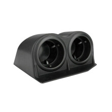 Porte-Gobelets Doubles Travel Water Auto C111-030 Noir pour Corvette C5 C6 1997-2013