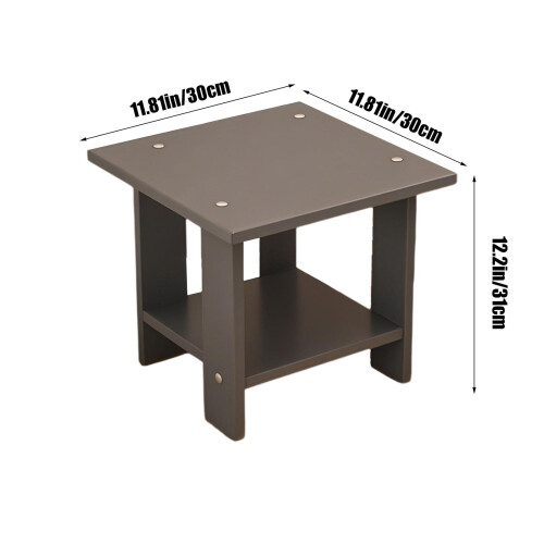 Table d'appoint en bois pour petits espaces – Table de chevet/canapé 2