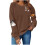 Dames Halloween-sweatshirt met griezelige spookprint, oversized model. 1