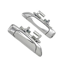 2Pcs Rear Left+Right Door Handle Exterior Door Handle for   2001-2005  Fit 2002-2008
