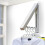 Portant à vêtements mural pliable (1 pièce) 1