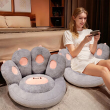 Coussin en peluche douce en forme de patte de chat (1 pièce)