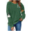 Dames Halloween-sweatshirt met griezelige spookprint, oversized model. 1