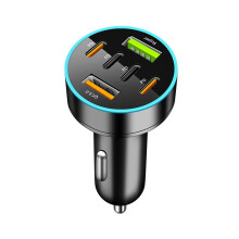 66 W:n autolaturi USB-C-pikalataussovitin, 4 porttia
