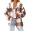 Dame vinterjakke med hette, langermet pullover 1