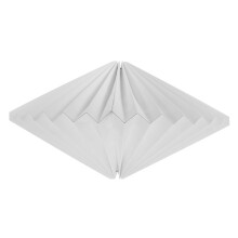 Abat-jour en papier origami blanc (1 pièce)