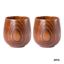 Teeservice aus massivem Holz, 2-teilig