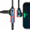 USB-C til 3,5 mm lydsplitter med opladningsunderstøttelse 4