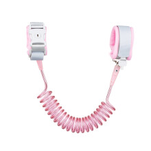Toddler Safety Leash with Wrist Strap and Lock Pink 6.56ft