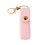 Μπρελόκ Chapstick Holder Ροζ με Λείο Φερμουάρ 1