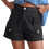 Damen-Trainingsshorts mit hohem Bund, Retro-Stil, einfarbig 1
