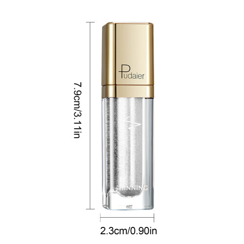 Zlezpi Clearance Eyeshadow Glitter18Colors Αφρώδη Υγρά Ματιών Σκιές Ματιών με Διαμάντια και 2