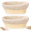 Sauerteig-Gärkörbe, oval, 2er-Set, 25 x 15 cm 1