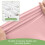 Pink Non-Woven Sheet Set Twin Size 3-Piece 5