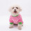 Jacenvly pet clothes striped quilted winter red 4