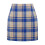 Dames geruite kokerrok met hoge taille, midi-lengte 1