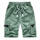 Herre cargo shorts knelange med flere lommer 1