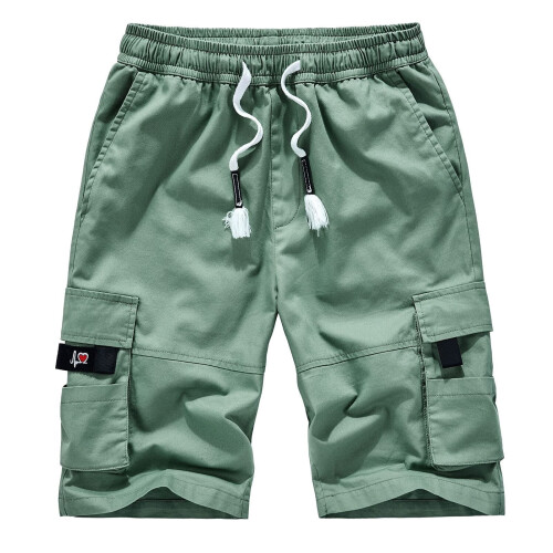 Herre cargo shorts knelange med flere lommer