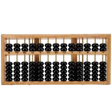 Abacus Math Wooden Educational Tool Khaki 1 Pack