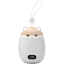 Cat-shaped rechargeable hand warmer and power bank with 4