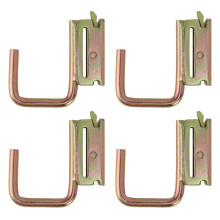 4 Pcs E Track J Hook Load 1200 Pounds for Pickup Truck RV Marine Accessories
