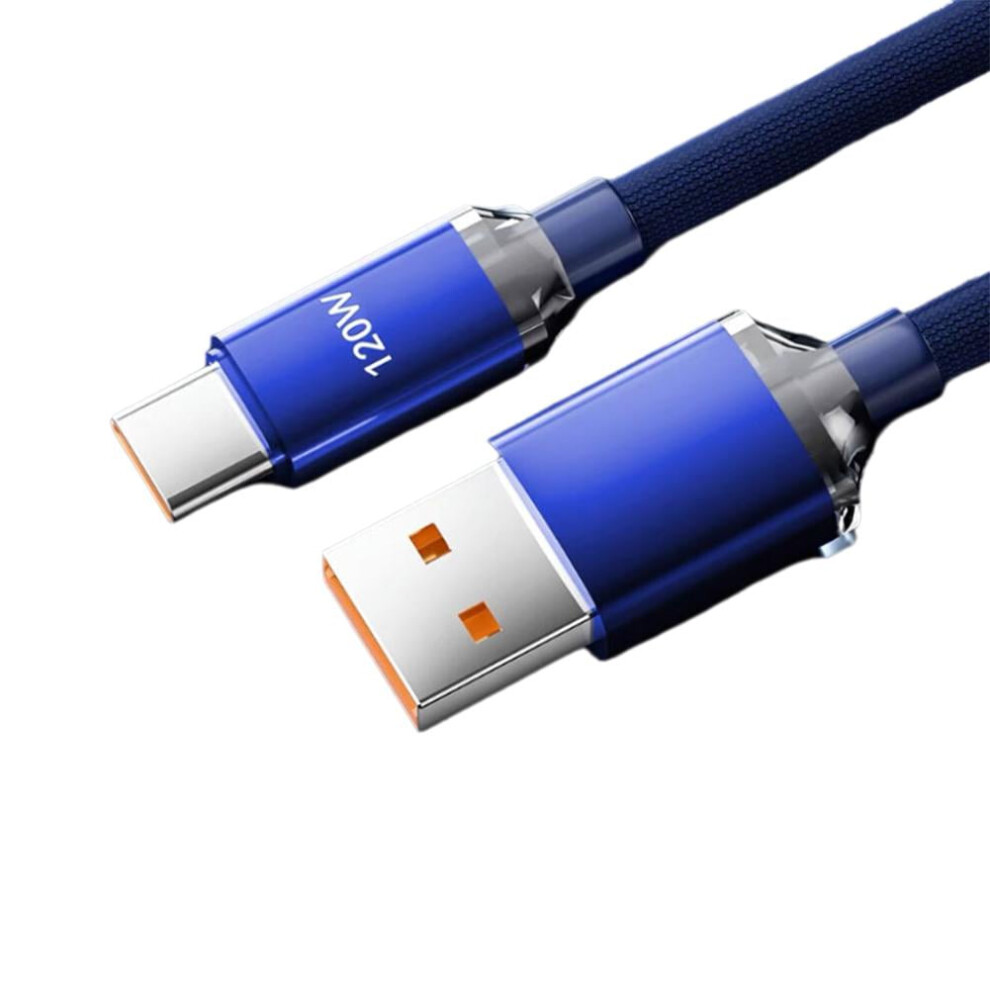 Usb-C Fast Charging Cable 120W Nylon Braided Light 913466057788