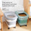 Rice and Pet Food Storage Container Blue 30 lb 20 lb 8