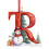 Kerstornament met sneeuwpop en initialen (26Letters) 1