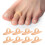 Μαξιλάρια Gel Hammer Toe Crest Χρώμα Δέρματος 4 Ζεύγη 1