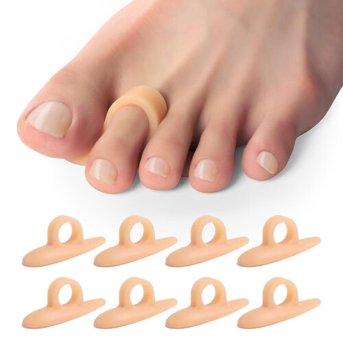 Μαξιλάρια Gel Hammer Toe Crest Χρώμα Δέρματος 4 Ζεύγη
