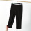 Women's Casual Solid Capris Loose Wide-Leg Soft Lightweight 1
