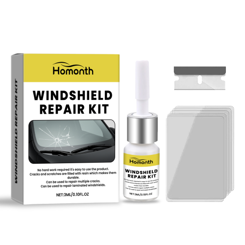 Windshield Repair Kit with Resin for Chip and Crack Fix