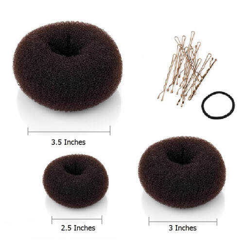 Hair Donuts Bun Maker Set Large Medium Small