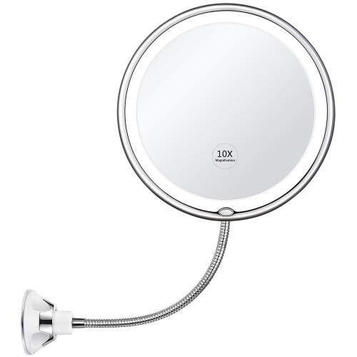 LED-suurennuspeili imukupilla 10x
